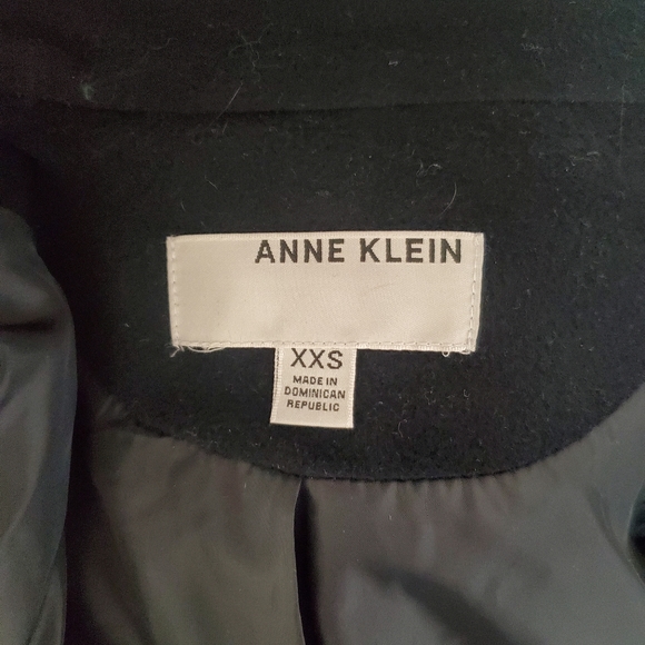 Anne Klein Navy dress coat - Picture 4 of 6